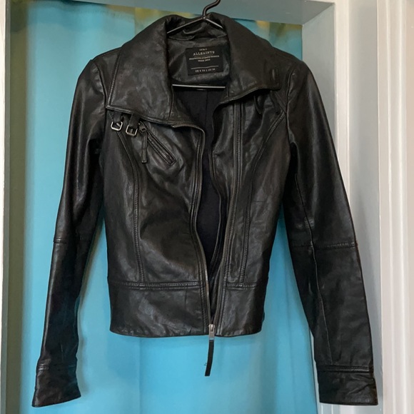 Allsaints Belvedere biker jacket. UK 6/ US 2. - Picture 2 of 8